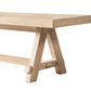 Jennifer Taylor Home Hawthorne 72" Dining Bench in Heritage Light Natural Brown, , large