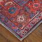 Feizy Rawlins 39HIF 3"11" x 6" Red and Navy Area Rug, , large