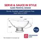 Harold Import 9 Oz Glass Gravy Boat in Clear, , large