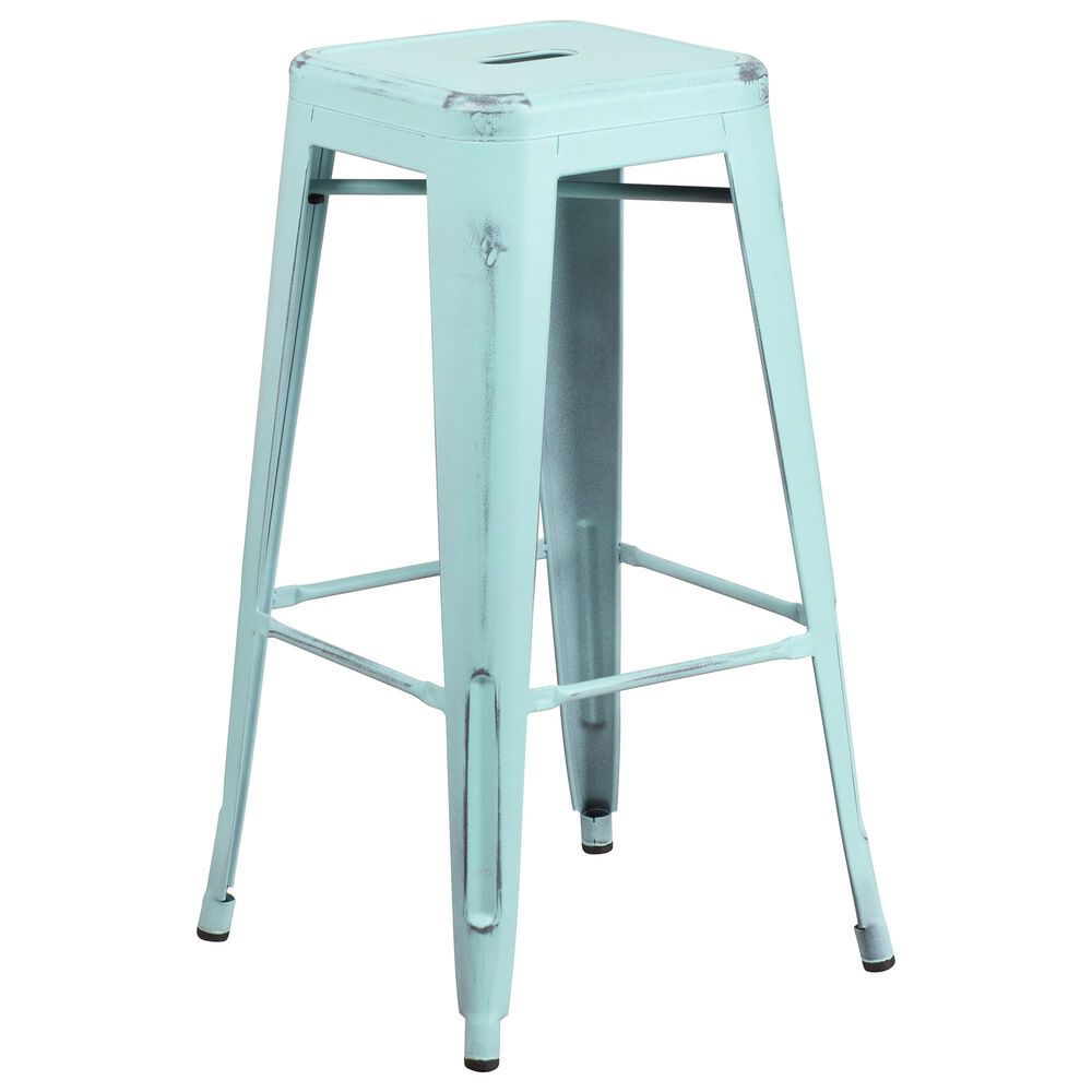Flash Furniture 30" Barstool in Blue, , large