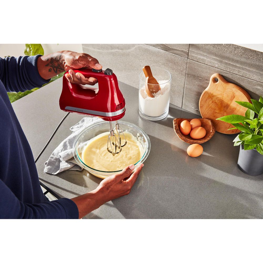 KitchenAid 8&quot; 6-Speed Hand Mixer in Empire Red, , large