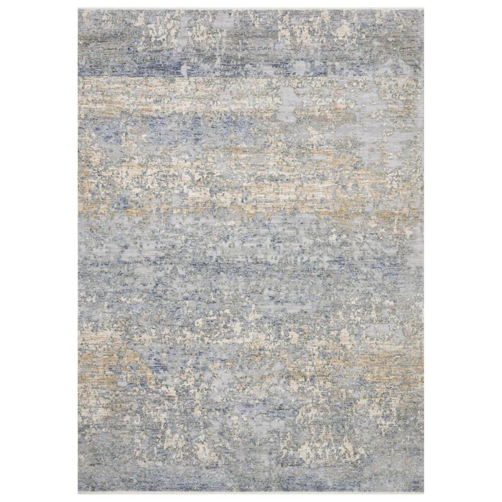 Loloi Pandora PAN-05 2"6" x 8" Blue and Gold Runner, , large