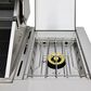 Forno Bulnes 4-Piece Outdoor Kitchen Grill Set with Beverage Center in Stainless Steel and White, , large
