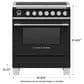 Fisher & Paykel 30" Classic Induction Range with 4 Burners in Black, , large