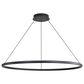Golden Lighting Veritas 47" 1-Light Chandelier in Sand Black, , large