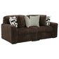 Ashley Midnight-Madness 2-Piece Symmetrical Sofa in Chocolate, , large