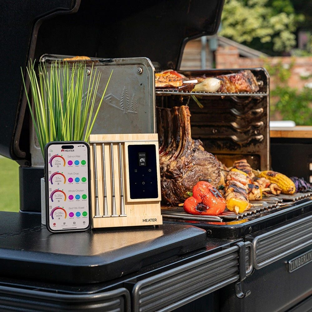 Traeger Grills Pro XL Wireless Meat Thermometer in Stainless Steel and Honey, , large