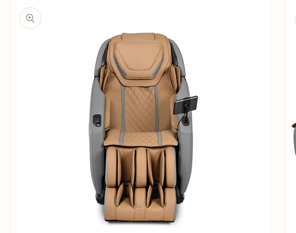 Cozzia Zen XE Power Massage Chair in Cappuccino and Grey, , large