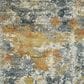 Oriental Weavers Malibu 5" x 7" Blue and Gold Area Rug, , large