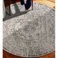 Amer Rugs Alpine 7"10" Round Medium Gray Area Rug, , large