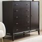 Riva Ridge Sutton 5-Drawer Door Chest in French Roast, , large