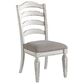 Signature Design by Ashley Realyn 5-Piece Dining Set in Chipped White, , large