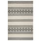 Safavieh Natura NAT105F 6" x 9" Grey and Ivory Area Rug, , large