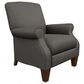 La-Z-Boy Charlotte Push Back Recliner with High Leg in Charcoal, , large