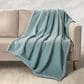 J. Queen New York Cozy 50" x 70" Throw in Aqua, , large