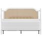 Richlands Furniture Melanie King Poster Panel Wood Bed in White, , large