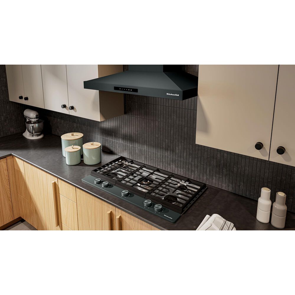 KitchenAid 36" Gas Cooktop with Premium Weighted Knobs in Juniper, , large