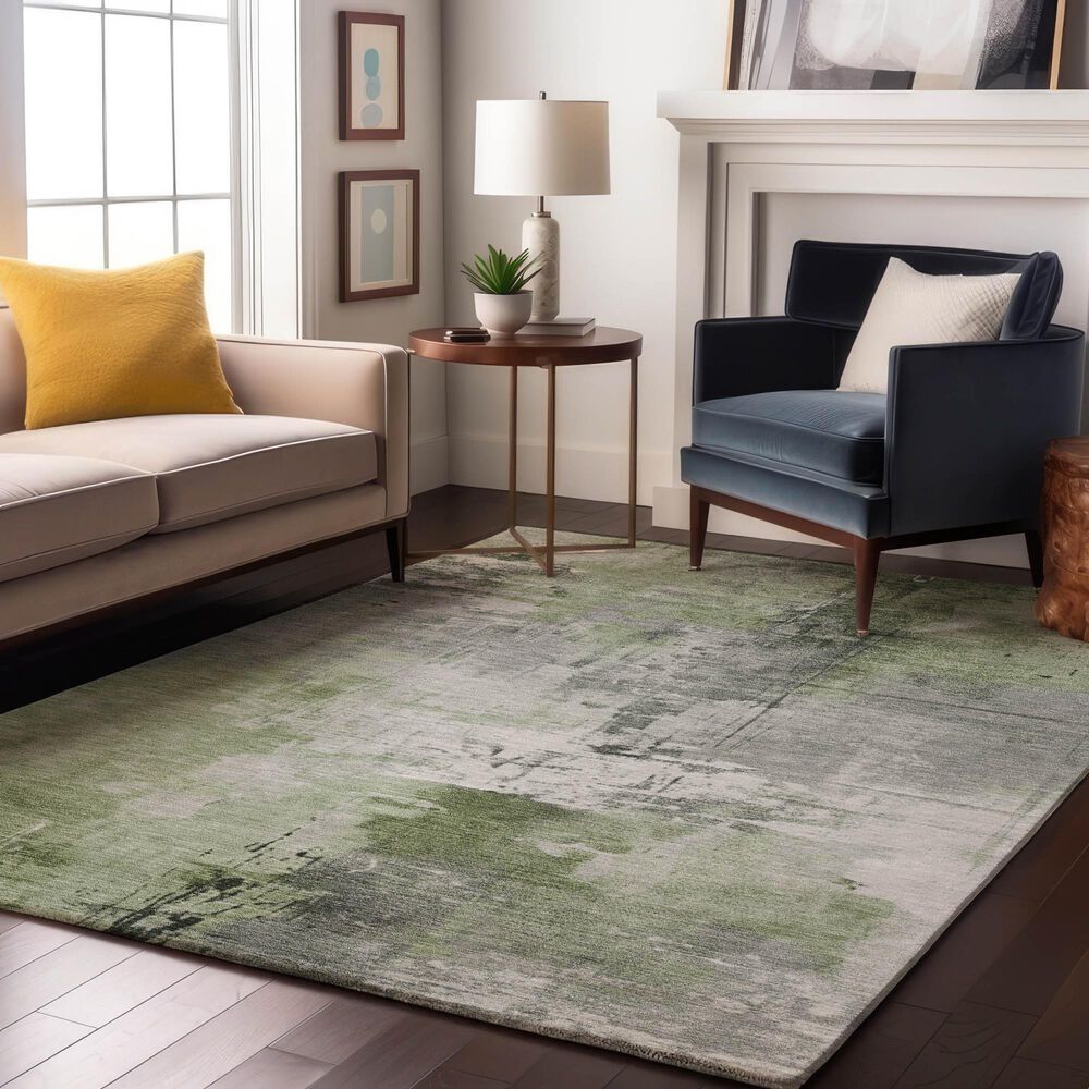 Dalyn Rug Company Odyssey OY299 Green 5&#39; x 7&#39;6&quot; Area Rug, , large