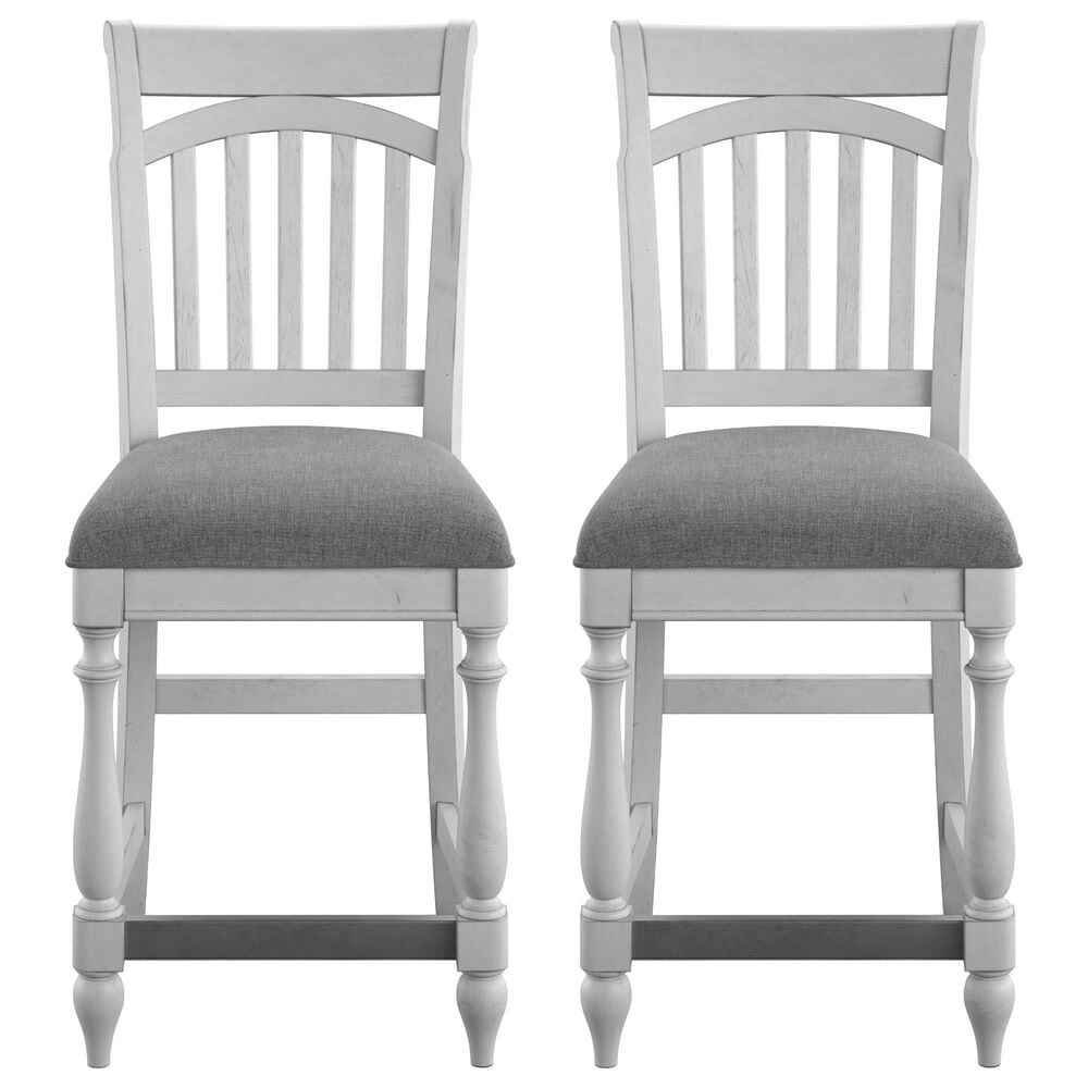 Emerald Home Furnishings New Haven Counter Stool in Oyster Shell &#40;Set of 2&#41;, , large