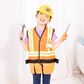 Melissa & Doug Construction Worker Costume Role Play Set, , large