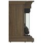 Fabio Flames Tanner 76" Electric Fireplace TV Stand in Cocoa Birch, , large