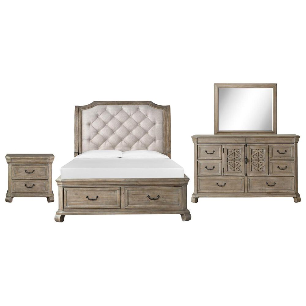 Nicolette Home Tinley Park 4 Piece Queen Bedroom Set in Dove Tail Gray, , large