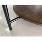 Shannon Hills Felix Round Coffee Table in Black and Walnut, , large