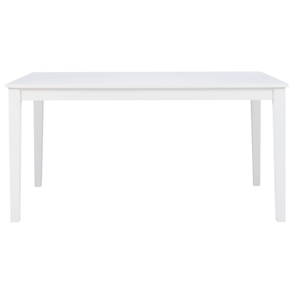 Linon Home Decor Maggie Dining Table in White - Table Only, , large