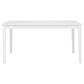 Linon Home Decor Maggie Dining Table in White - Table Only, , large