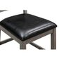 Abbyson Walker 5-Piece Square Counter Height Dining Set in Gray , , large
