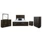 Fallridge Balam 5-Piece Queen Platform Bedroom Set in Black, , large