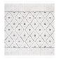 Safavieh Marrakesh MRK546A 6"7" Square Ivory and Grey Area Rug, , large
