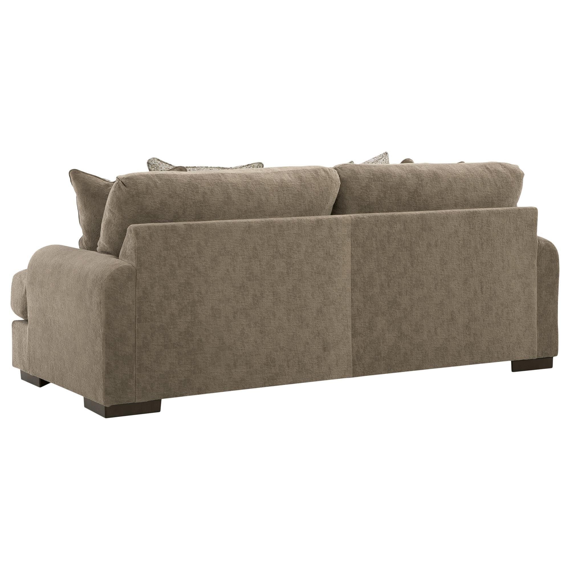 Ashley Jayne Park Stationary Sofa in Pecan