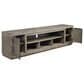 Ashley Krystanza 92" TV Stand in Weathered Gray, , large