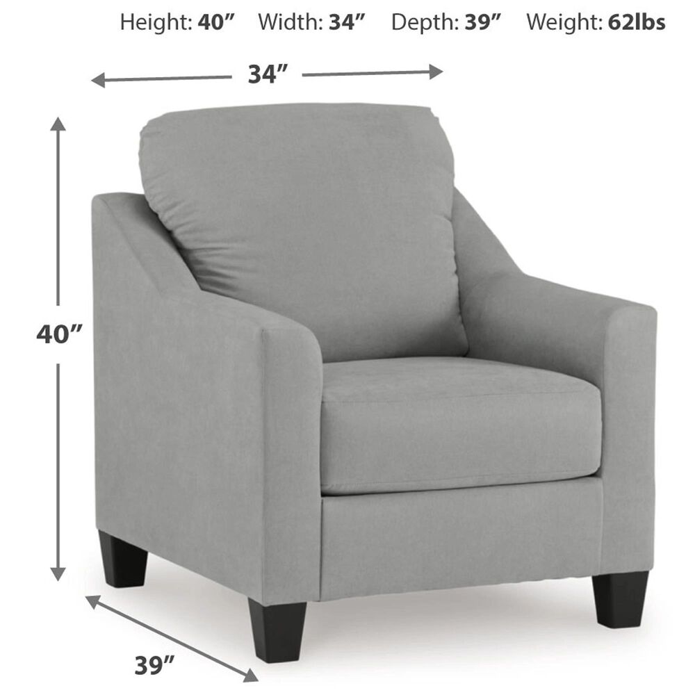 Ashley Adlai Arm Chair in Shadow, , large