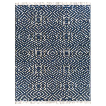 Surya Bedouin 8" x 10" Blue, Black and Cream Area Rug, , large