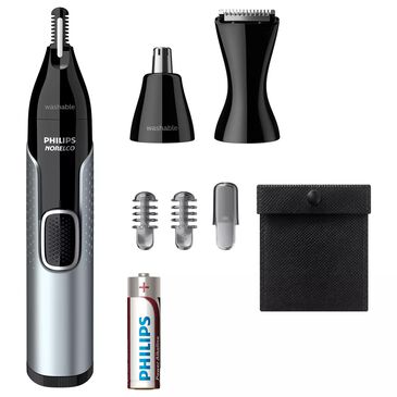 Norelco Series 5000 Nose Trimmer in Black and Silver, , large