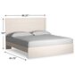 Ashley Stelsie King Panel Bed in White, , large