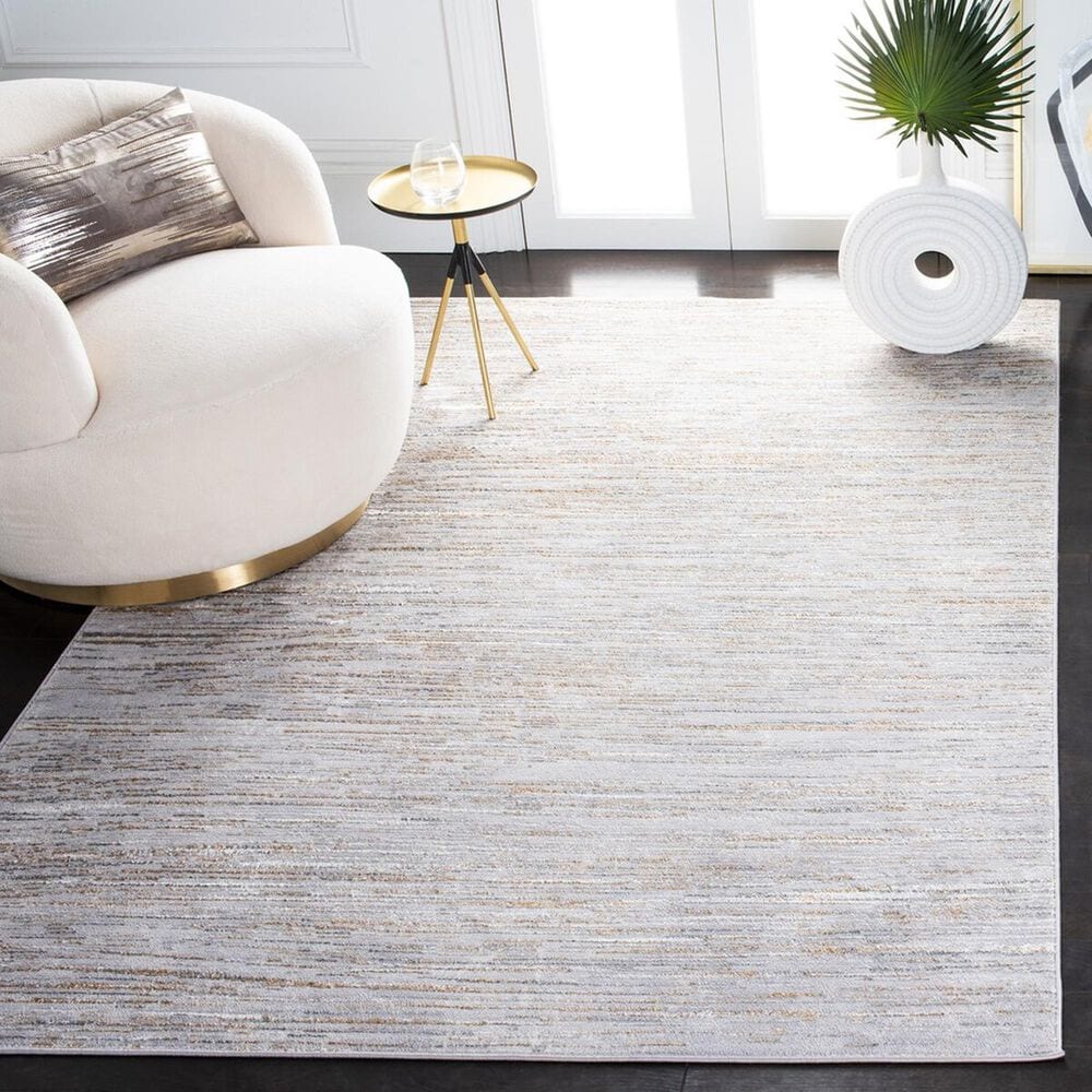 Safavieh Orchard ORC668 4&#39;5&quot; x 6&#39;5&quot; Grey and Gold Area Rug, , large
