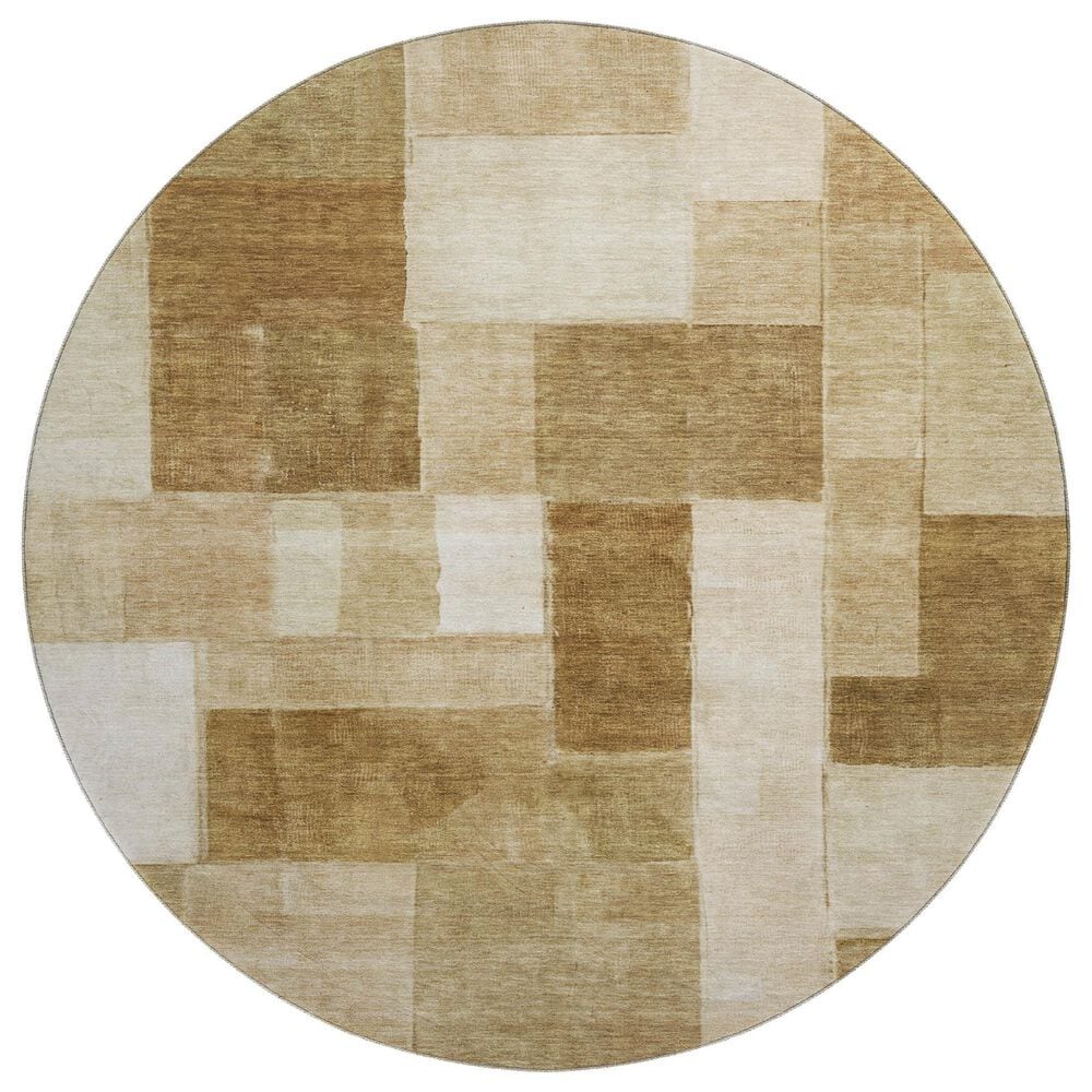 Dalyn Rug Company Neo NO15 8" Round Terracotta Area Rug, , large