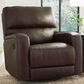 Ashley Emberla Swivel Glider Recliner in Coffee, , large
