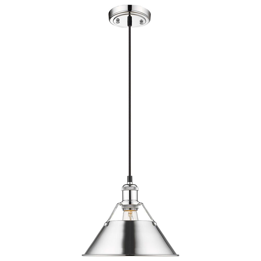 Golden Lighting Orwell 1-Light Medium Pendant in Chrome, , large