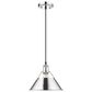 Golden Lighting Orwell 1-Light Medium Pendant in Chrome, , large