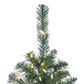 The Gerson Company 4" Pop-Up Fir Tree with Warm White LED Lights in Green, , large