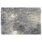 Oriental Weavers Aspen Distressed Shag 2060W 5"3" x 7"6" Gray and Ivory Area Rug, , large