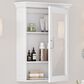 RiverRidge Home Somerset Wall Cabinet with Mirror in White, , large