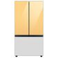 Samsung Bespoke 3-Door French Door Refrigerator Top Panel in Sunrise Yellow Glass, , large