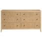 Universal Furniture Avaline Queen Upholstered Storage Bed with Dresser, Chest and Two Nightstands in Skylark with USB Ports and Outlets, , large