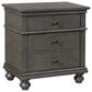 Riva Ridge Oxford 4-Piece King Bedroom Set in Peppercorn, , large