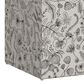 Rifle Paper Co Crafted by Cloth and Company Willie Storage Bench in Aviary Black/Cream, , large